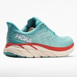 Hoka One One Clifton 8 Women's Aquarelle/Eggshell Blue -All Shoes Sales 046763 6