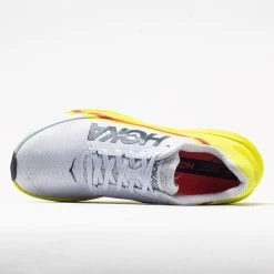 Hoka One One Rocket X Unisex White/Evening Primrose -All Shoes Sales 046959 2