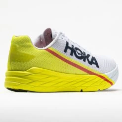 Hoka One One Rocket X Unisex White/Evening Primrose -All Shoes Sales 046959 6