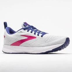 Brooks Revel 5 Women's White/Navy/Pink -All Shoes Sales 047265 5