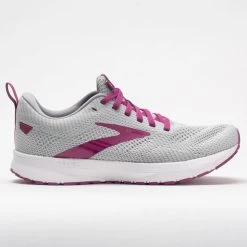 Brooks Revel 5 Women's Gray/White/Baton Rouge