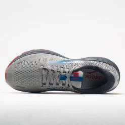 Brooks Ghost 14 Men's Gray/Blue/Red -All Shoes Sales 047273 2