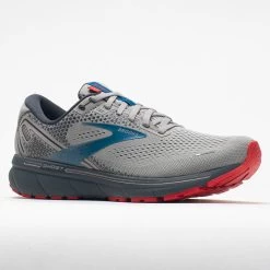 Brooks Ghost 14 Men's Gray/Blue/Red -All Shoes Sales 047273 5