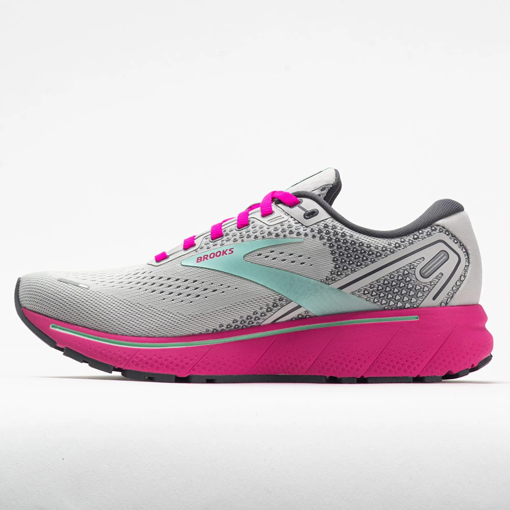 Brooks Ghost 14 Women's Oyster/Yucca/Pink 2 Brooks Ghost 14 Women's Oyster/Yucca/Pink - Image 2