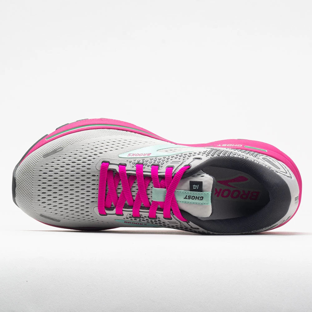 Brooks Ghost 14 Women's Oyster/Yucca/Pink 3 Brooks Ghost 14 Women's Oyster/Yucca/Pink - Image 3