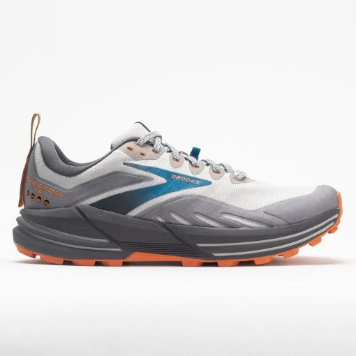 Brooks Cascadia 16 Men's Oyster Mushroom/Orange -All Shoes Sales 047326 3