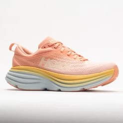 HOKA Bondi 8 Women's Shell Coral/Peach Parfait -All Shoes Sales 048475 5