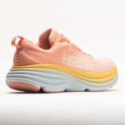 HOKA Bondi 8 Women's Shell Coral/Peach Parfait -All Shoes Sales 048475 6