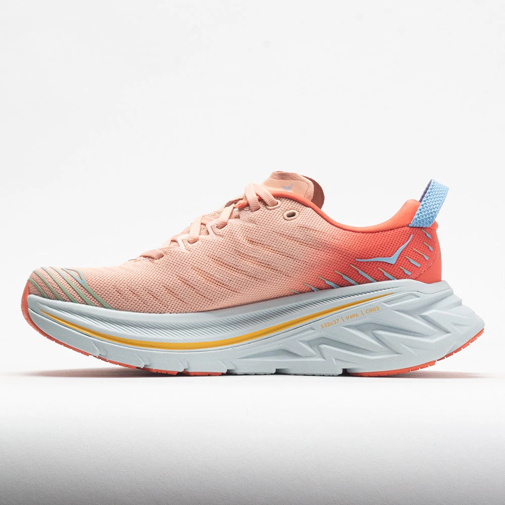 HOKA Bondi X Women's Camellia/Peach Parfait 2 HOKA Bondi X Women's Camellia/Peach Parfait - Image 2
