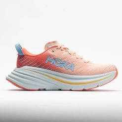 HOKA Bondi X Women's Camellia/Peach Parfait