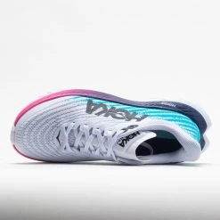 HOKA Mach 5 Women's White/Scuba Blue -All Shoes Sales 048542 2
