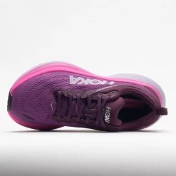 HOKA Bondi 8 Women's Beautyberry/Grape Wine -All Shoes Sales 048611 2
