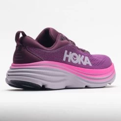 HOKA Bondi 8 Women's Beautyberry/Grape Wine -All Shoes Sales 048611 6
