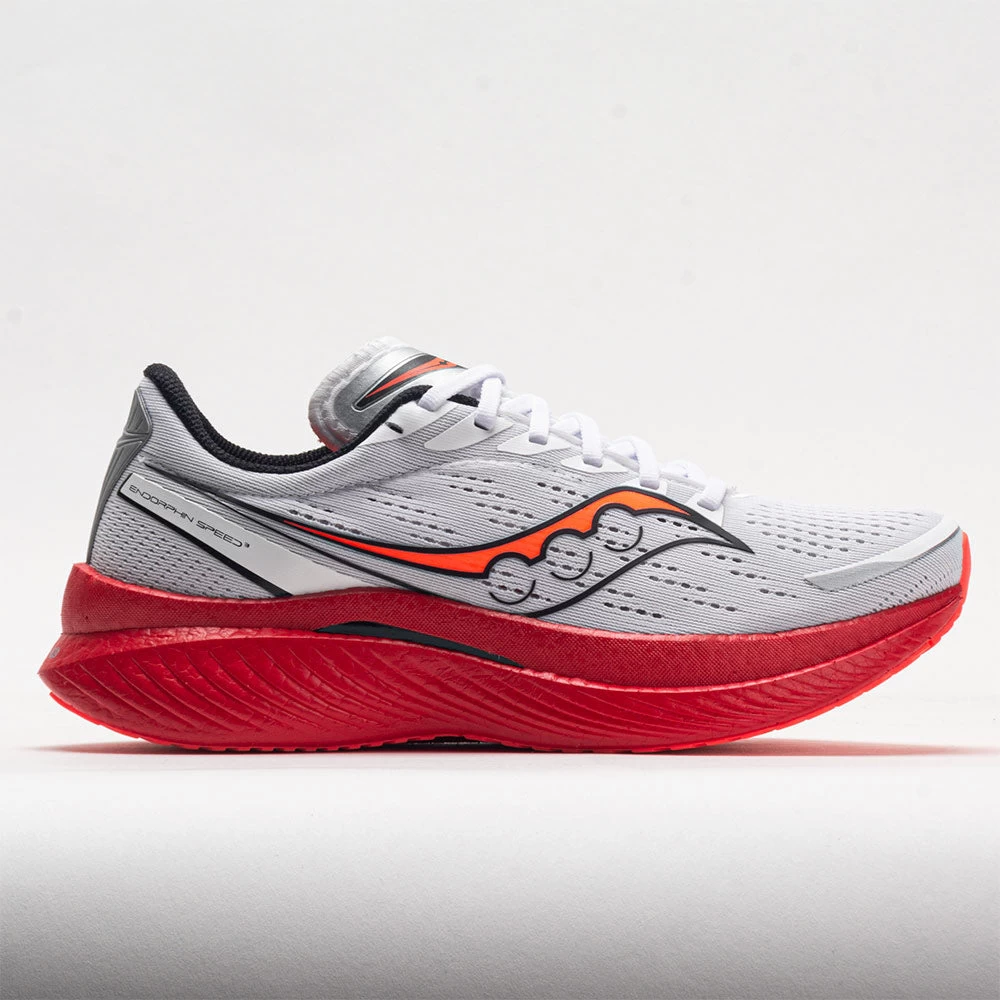Saucony Endorphin Speed 3 Men's White/Black/VIZI 1 Saucony Endorphin Speed 3 Men's White/Black/VIZI