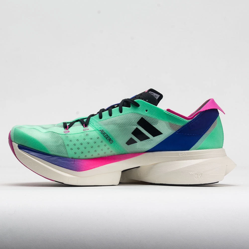 Adidas Adizero Adios Pro 3 Men's Pulse Mint/Core Black/Lucid Blue 2 Adidas Adizero Adios Pro 3 Men's Pulse Mint/Core Black/Lucid Blue - Image 2