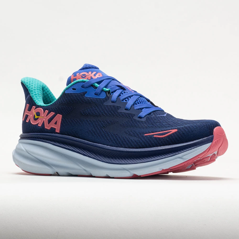 HOKA Clifton 9 Women's Bellwether Blue/Ceramic 5 HOKA Clifton 9 Women's Bellwether Blue/Ceramic - Image 5