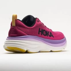 HOKA Bondi 8 Women's Cherries Jubilee/Pink Yarrow -All Shoes Sales 049224 6