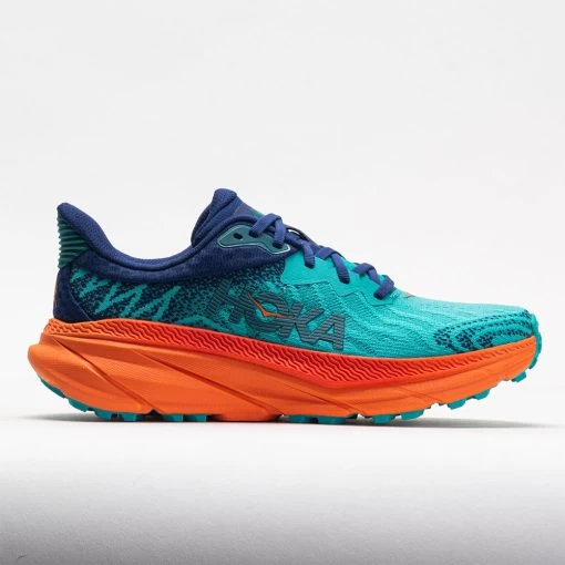 HOKA Challenger ATR 7 Women's Ceramic/Vibrant Orange -All Shoes Sales 049264 3