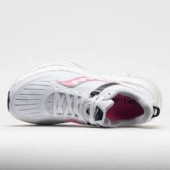Saucony Tempus Women's White/VIZI Pink -All Shoes Sales 049342 2