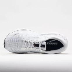 Brooks Ghost 15 Men's White/Black/Flame -All Shoes Sales 049429 2