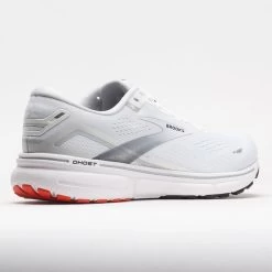 Brooks Ghost 15 Men's White/Black/Flame -All Shoes Sales 049429 6