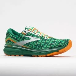 Brooks Ghost 15 Women's Run Lucky Green/White/Orange -All Shoes Sales 049534 5