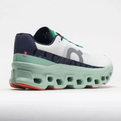 On Running On Cloudmonster Women's Undyed White/Creek -All Shoes Sales 049723 6