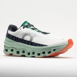 On Running On Cloudmonster Men's Undyed White/Creek -All Shoes Sales 049725 5