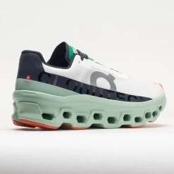 On Running On Cloudmonster Men's Undyed White/Creek -All Shoes Sales 049725 6