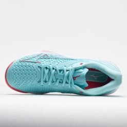 Mizuno Wave Exceed Tour 5 AC Women's Tanager Turpuoise/Paradise Pink -All Shoes Sales 117140 2