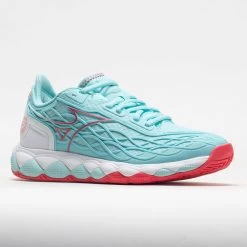 Mizuno Wave Enforce Tour AC Women's TanagerTurquoise/Paradise Pink -All Shoes Sales 117144 5