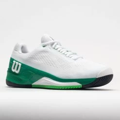 Wilson Rush Pro 4.0 Men's White/Bosphorus/Green -All Shoes Sales 117512 5