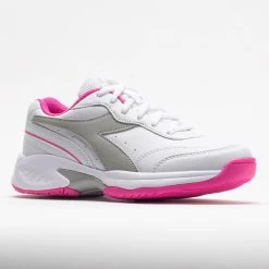 Diadora Challenge 4 SL Junior White/Silver/Rodamine Red -All Shoes Sales 121325 5