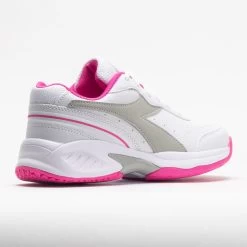 Diadora Challenge 4 SL Junior White/Silver/Rodamine Red -All Shoes Sales 121325 6