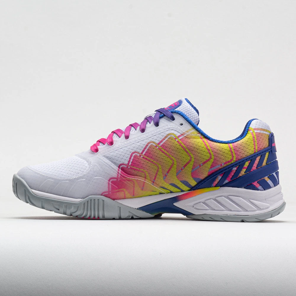 Fila Volley Zone PBF Women's White/Knockout Pink/Mazarine Blue 2 Fila Volley Zone PBF Women's White/Knockout Pink/Mazarine Blue - Image 2