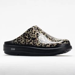 OOFOS OOcloog Limited Women's Black Leopard -All Shoes Sales 631219 5
