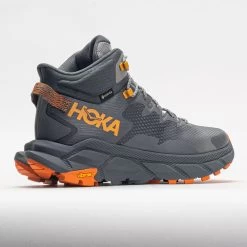 HOKA Trail Code GTX Men's Castlerock/Persimmon Orange -All Shoes Sales 631237 6